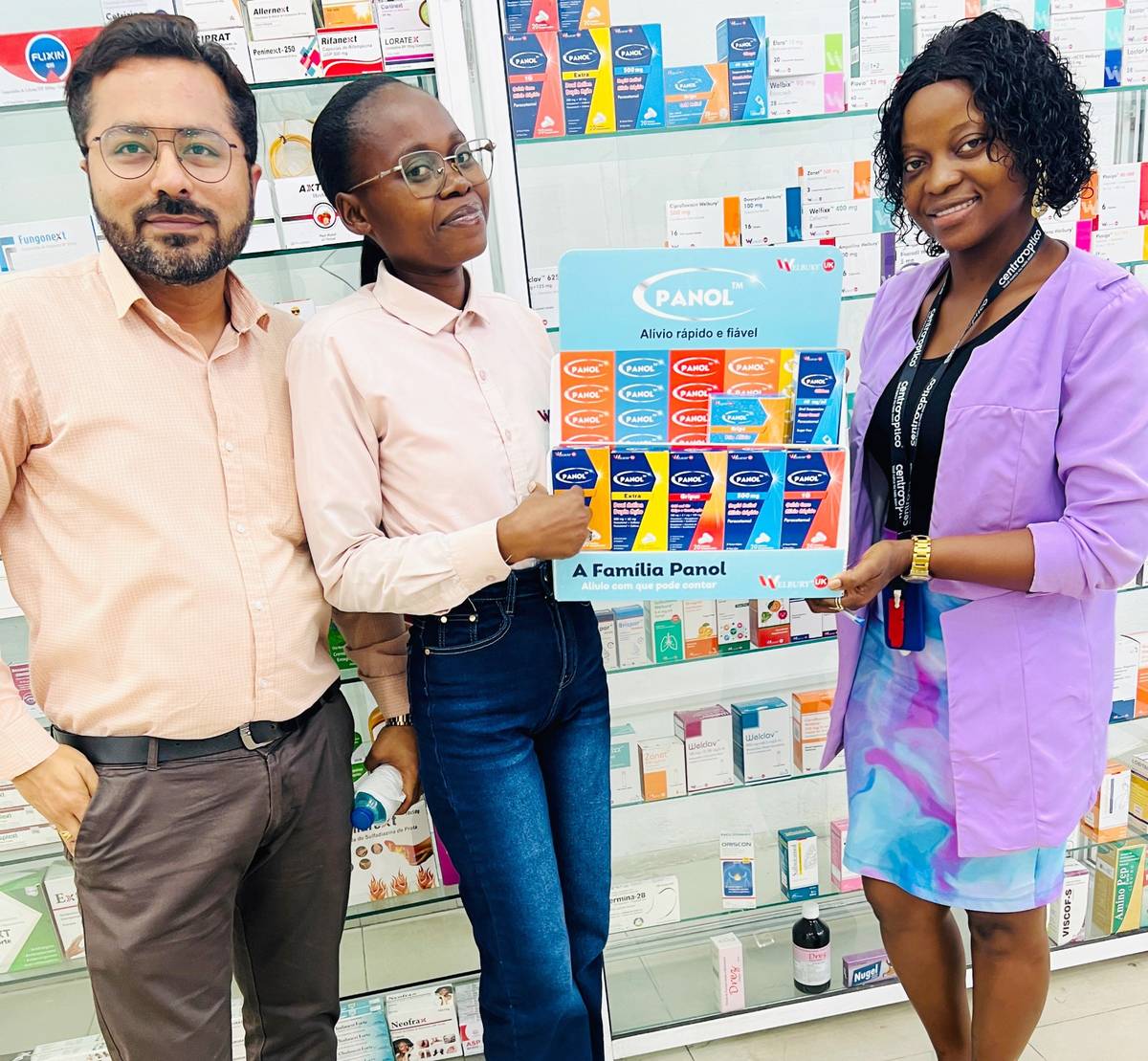 Panol standee distribution in Pharmacy